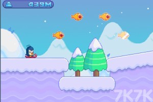《企鹅滑雪》游戏画面1