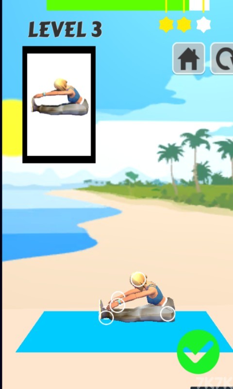 《沙滩瑜伽》游戏画面3