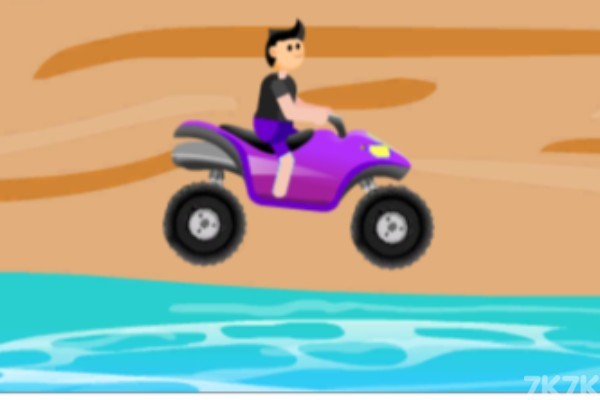 《沙滩车障碍赛》游戏画面4