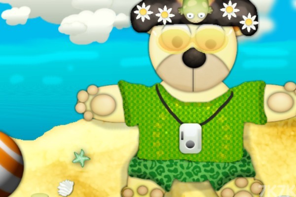 《泰迪熊沙滩换装》游戏画面4