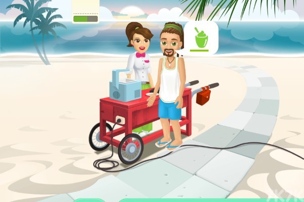 《沙滩冰淇淋小店》游戏画面4