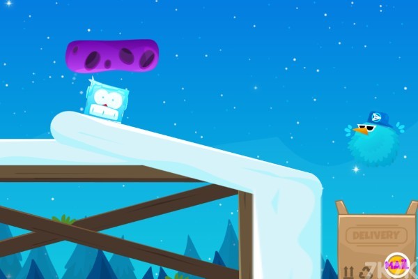 《紫色冰块回家4》游戏画面3