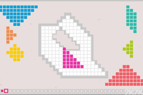 《彩色方块拼接》游戏画面4