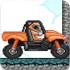 橙色摩托车赛车