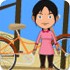 帮助女孩修自行车